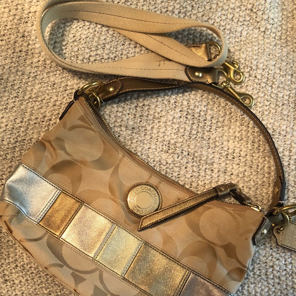 Coach Canvas Crossbody Handbag